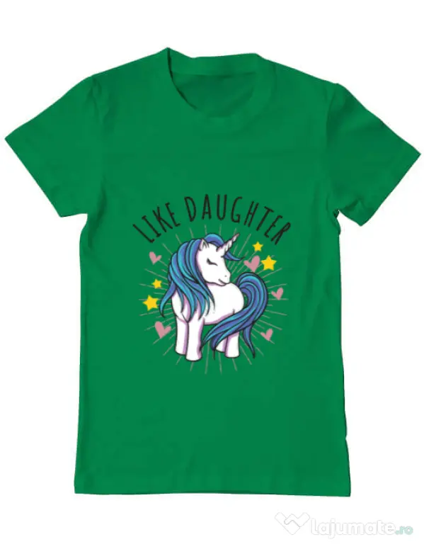 Tricou ADLER barbat Like daughter Verde mediu
