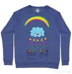 Bluza ADLER barbat Love rain Albastru melanj