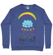 Bluza ADLER barbat Love rain Albastru melanj