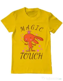 Tricou ADLER barbat Magic touch Galben