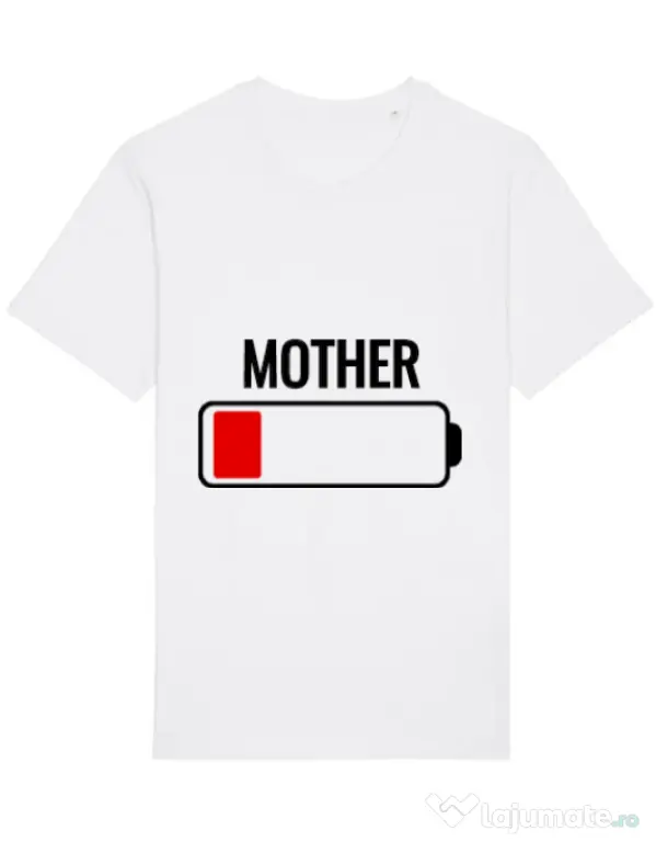Tricou STANLEY STELLA barbat Mother battery Alb