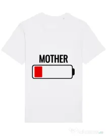 Tricou STANLEY STELLA barbat Mother battery Alb