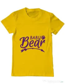 Tricou ADLER barbat Baby bear Galben