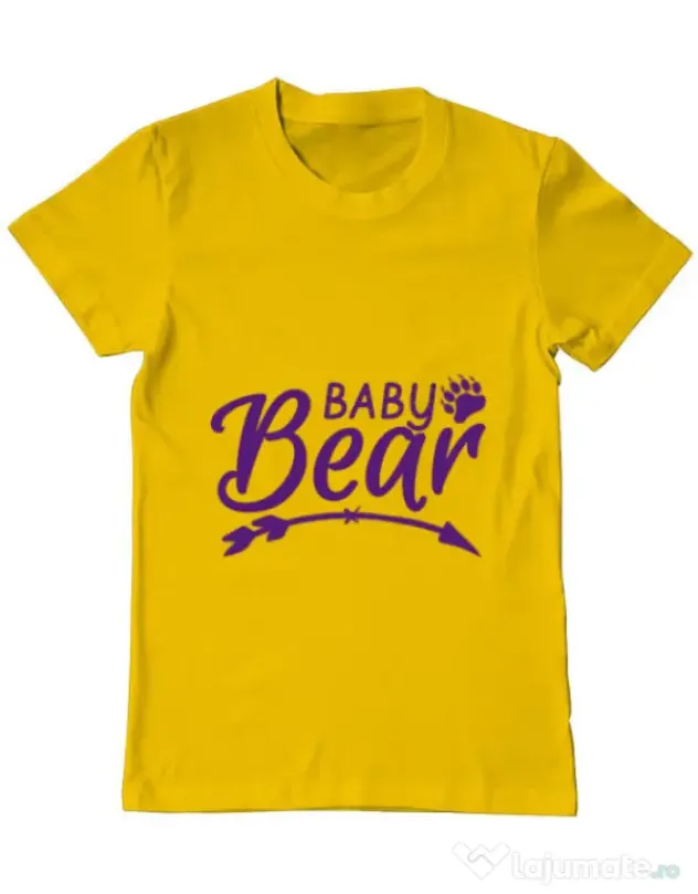 Tricou ADLER barbat Baby bear Galben