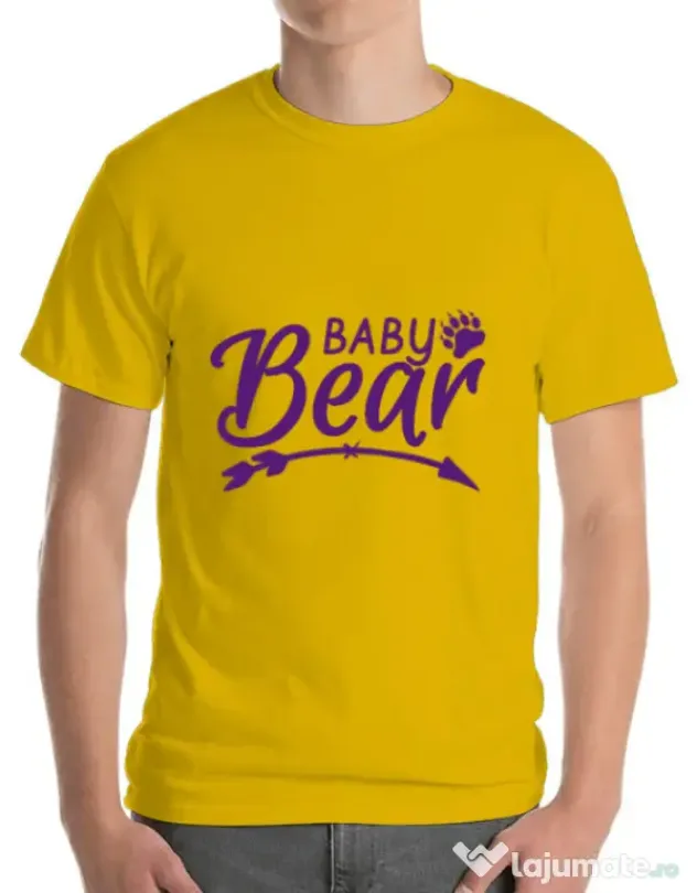 Tricou ADLER barbat Baby bear Galben