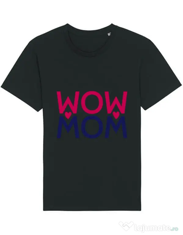 Tricou STANLEY STELLA barbat Wow mom Negru
