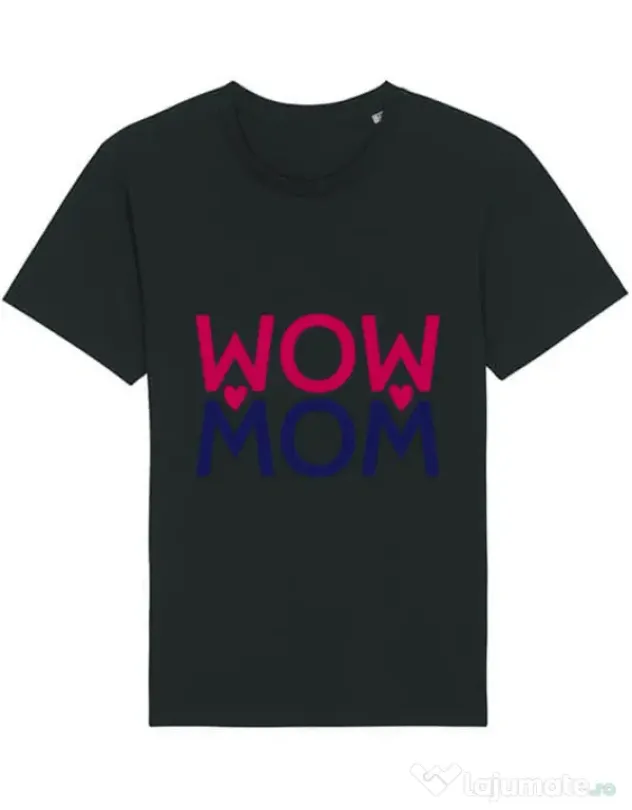 Tricou STANLEY STELLA barbat Wow mom Negru