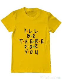 Tricou ADLER barbat There for you Galben