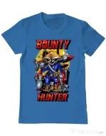 Tricou ADLER barbat Bounty hunter Albastru azuriu