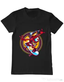 Tricou ADLER barbat Cali skate Negru