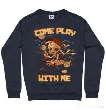 Bluza ADLER barbat Come play with me Denim inchis