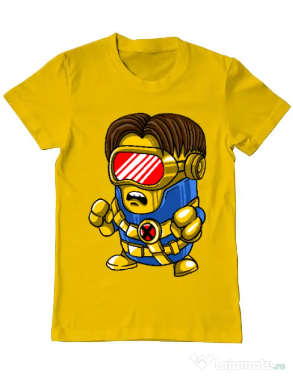 Tricou ADLER barbat Cyclops minion Galben
