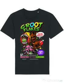 Tricou STANLEY STELLA barbat Groot flakes Negru