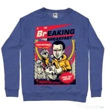 Bluza ADLER barbat Jesse breakfast Albastru melanj