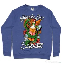Bluza ADLER barbat Mirada Del Serpiente Albastru melanj