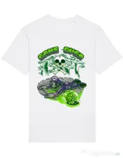 Tricou STANLEY STELLA barbat Poisonous mushroom Alb