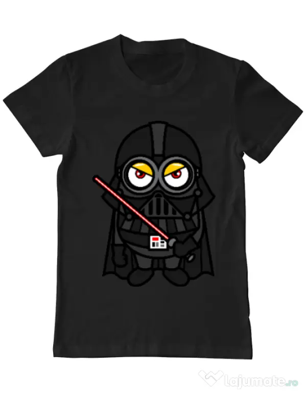 Tricou ADLER barbat Vader minion Negru