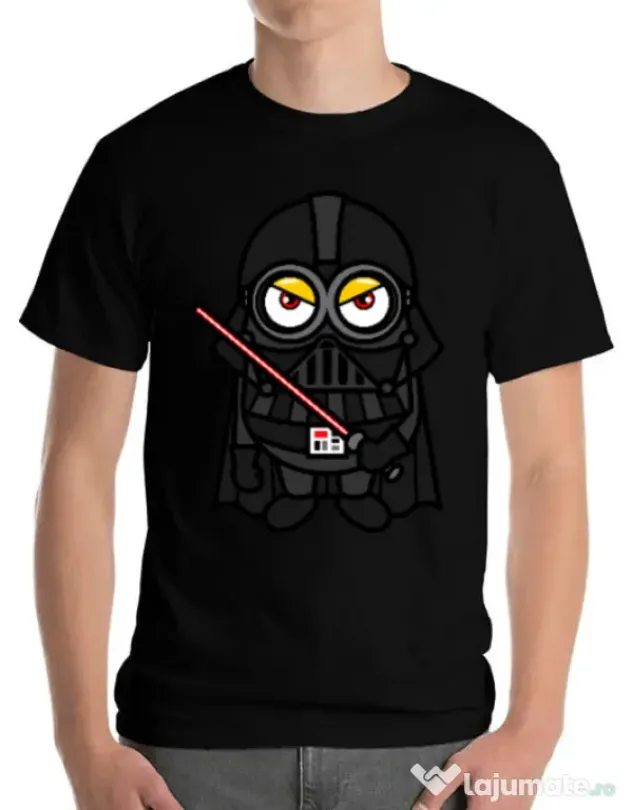 Tricou ADLER barbat Vader minion Negru