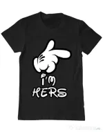 Tricou ADLER barbat I am hers Negru