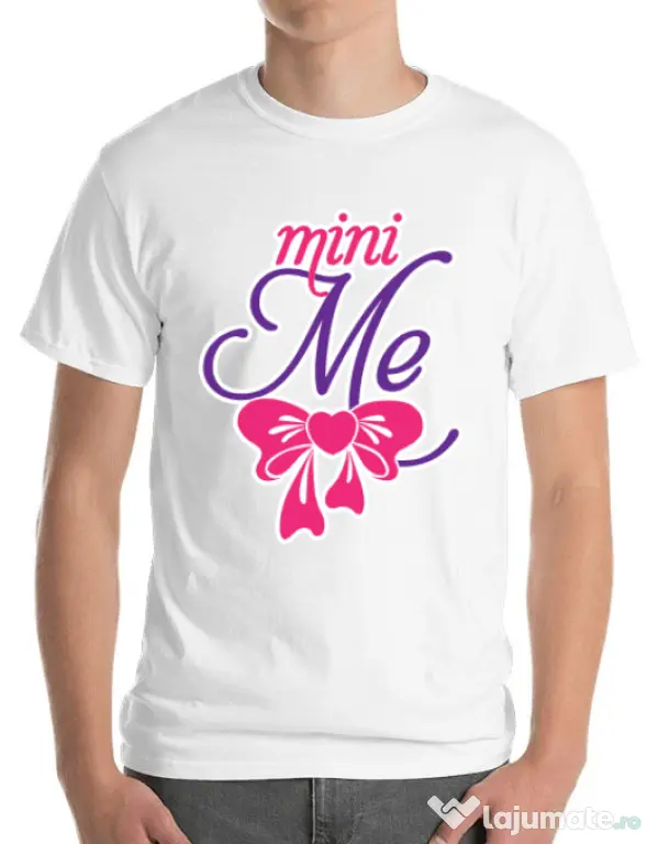 Tricou ADLER barbat Mini me Alb