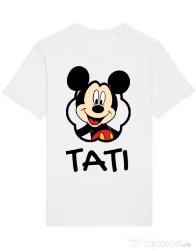 Tricou STANLEY STELLA barbat Mouse daddy Alb