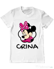 Tricou ADLER barbat Mouse daughter Alb