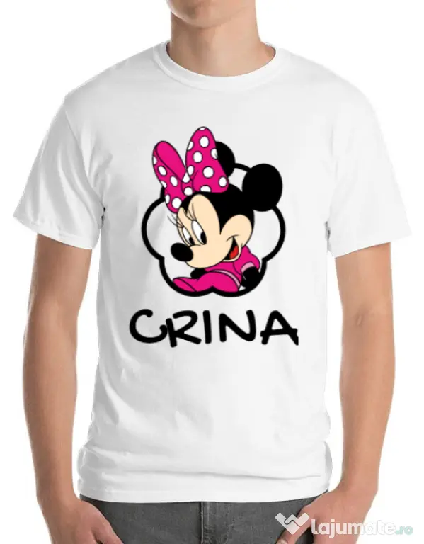 Tricou ADLER barbat Mouse daughter Alb