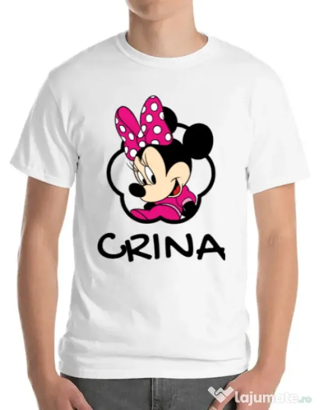 Tricou ADLER barbat Mouse daughter Alb