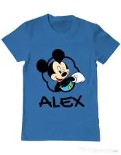 Tricou ADLER barbat Mouse son Albastru azuriu