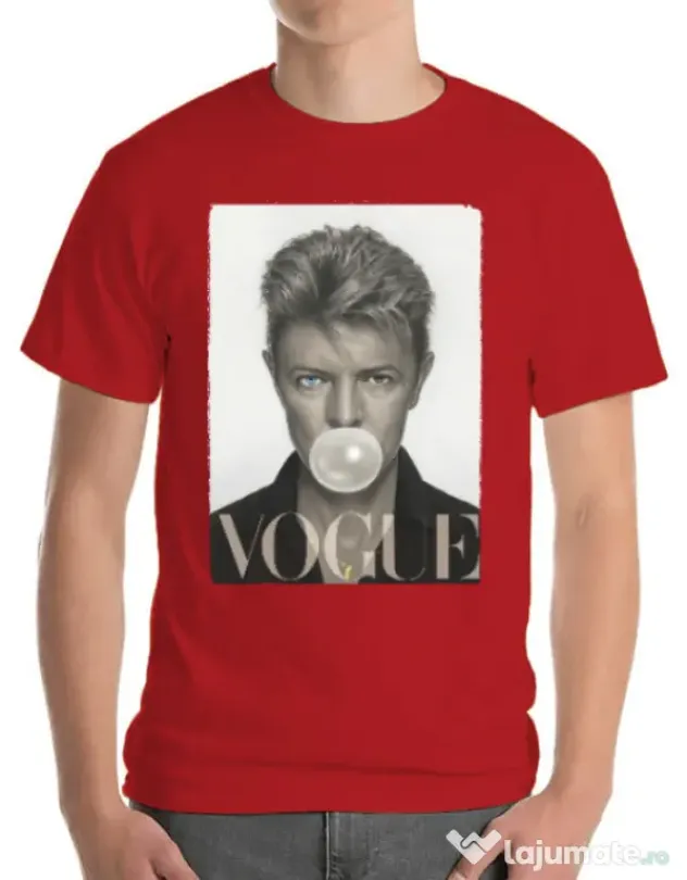 Tricou ADLER barbat Bowie Rosu
