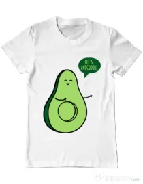Tricou ADLER barbat Avocuddle 1 Alb