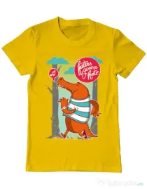 Tricou ADLER barbat Haters gonna hate Galben