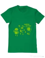 Tricou ADLER barbat Android anatomy Verde mediu