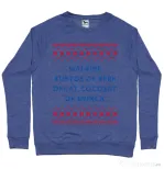 Bluza ADLER barbat Burtos de bere Albastru melanj