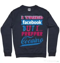 Bluza ADLER barbat I tried Bacebook Denim inchis