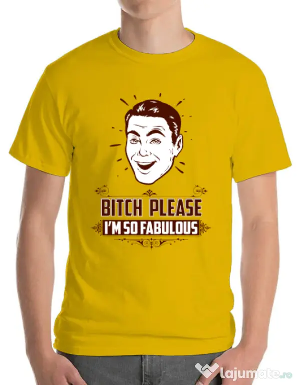 Tricou ADLER barbat Fabulous Galben