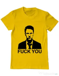 Tricou ADLER barbat Jack FY Galben