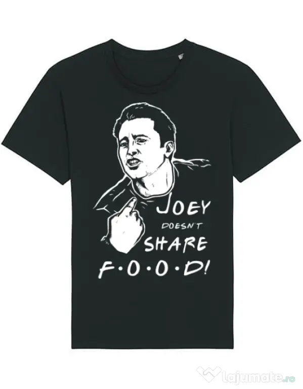 Tricou STANLEY STELLA barbat Joey doesnt share food Negru