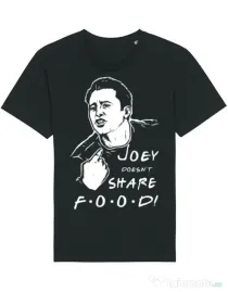 Tricou STANLEY STELLA barbat Joey doesnt share food Negru