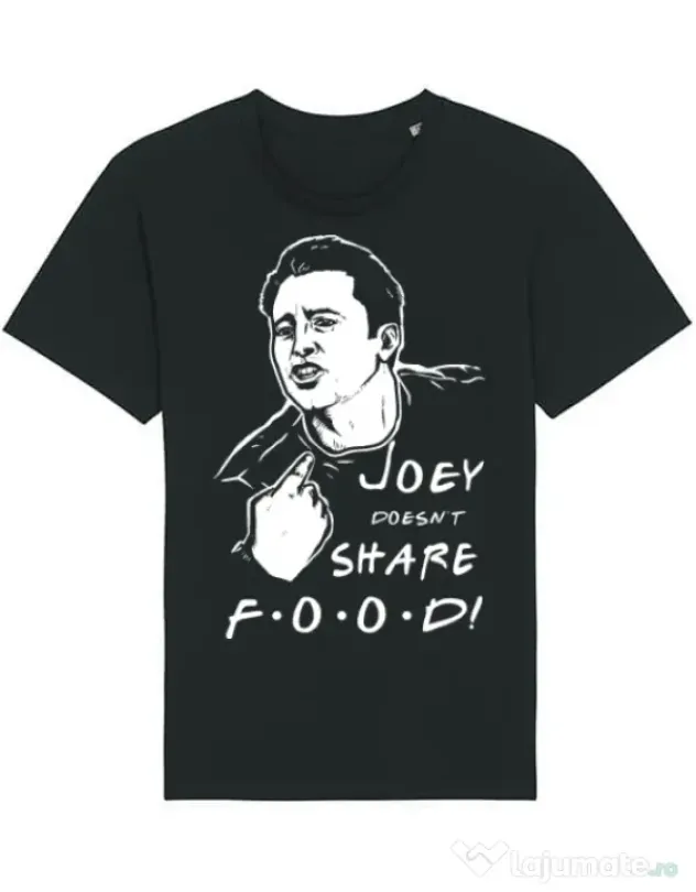 Tricou STANLEY STELLA barbat Joey doesnt share food Negru