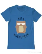Tricou ADLER barbat Morning owl Albastru azuriu