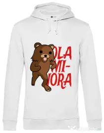 Hoodie barbat cu gluga Ola minora Alb