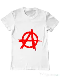 Tricou ADLER barbat Anarchy Alb