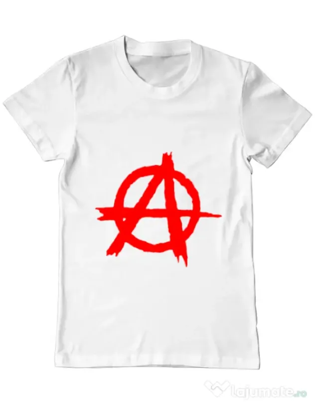 Tricou ADLER barbat Anarchy Alb