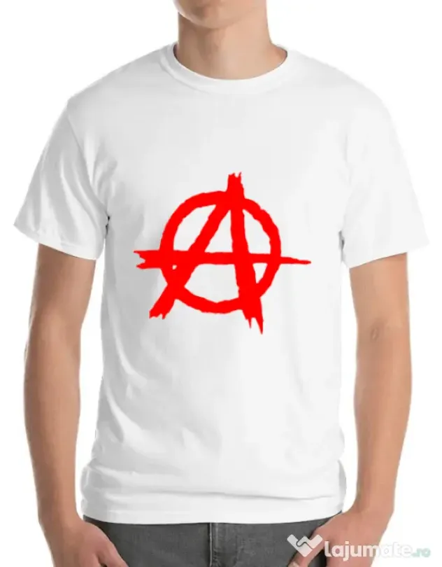 Tricou ADLER barbat Anarchy Alb