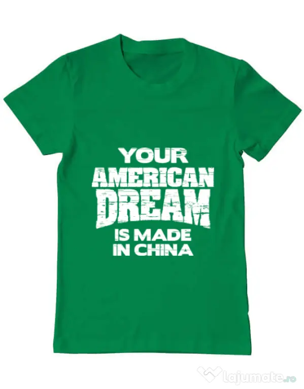Tricou ADLER barbat American dream Verde mediu