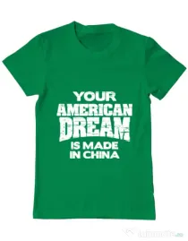 Tricou ADLER barbat American dream Verde mediu