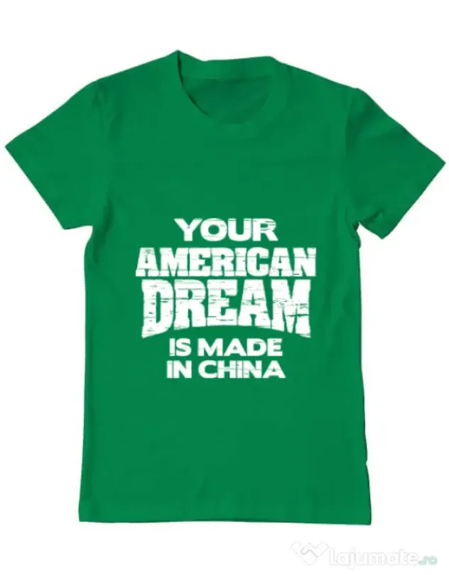 Tricou ADLER barbat American dream Verde mediu