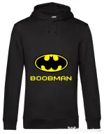 Hoodie barbat cu gluga Boobman Negru