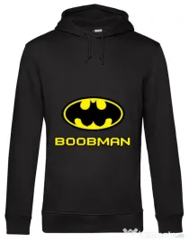 Hoodie barbat cu gluga Boobman Negru